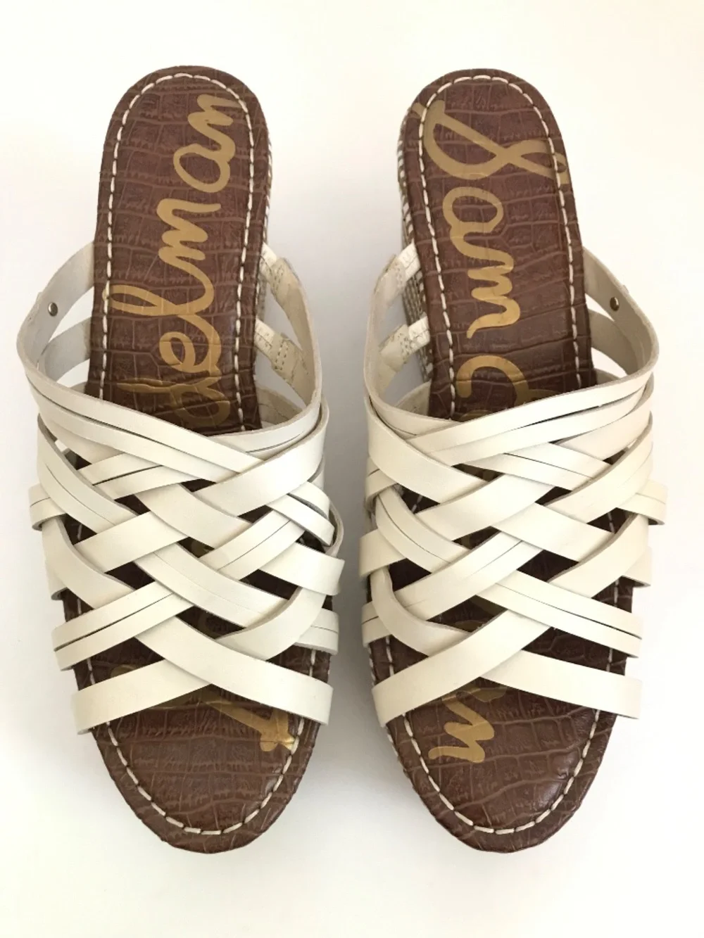 SAM EDELMAN Devon Wedge Slide Sandals Platform Women’s Size 11